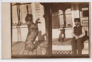 RPPC Man & His Dog