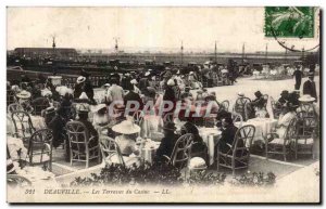 Old Postcard Deauville Casino Terraces