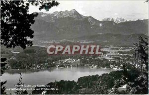 Modern Postcard Kurort Velden am Worthersee put Mittagskogle 2144 m und Trigl...