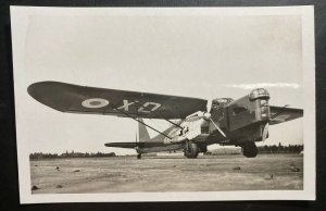 Mint France Real Picture Postcard Istres Bombardier Airplane