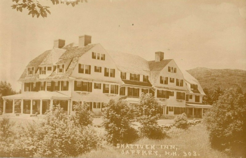 C.1910 RPPC Shattuck INN, Saffrey, N. H. Postcard P175 