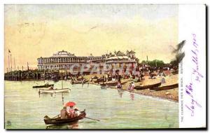 Postcard Old Clarence Pier Beach Southsea