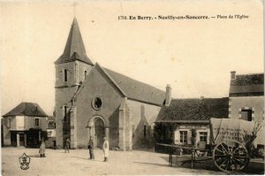 CPA En Berry. NEUILLY-en-SANCERRE Place de l'Eglise (864245)