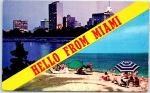 Postcard - Hello From Miami, Florida