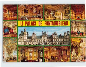 Postcard Palace of Fontainebleau Seine-et-Marne France