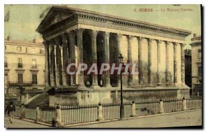 Postcard Old Nimes La Maison Carree