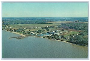 Stevernsville Maryland Postcard Kentmorr Marina Eastern Shore Chesapeake c1960