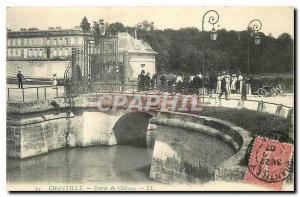 Old Postcard Chantilly Entree du Chateau