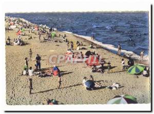 Canet Plage Modern Postcard General view of the beach