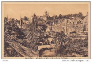 L'Alzette Au Pied Des Rochers Du Bock, Luxembourg, 1900-1910s