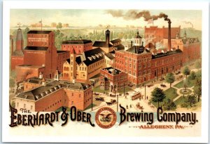 Postcard - The Eberhardt & Ober Brewing Company, Allegheny, Pennsylvania USA