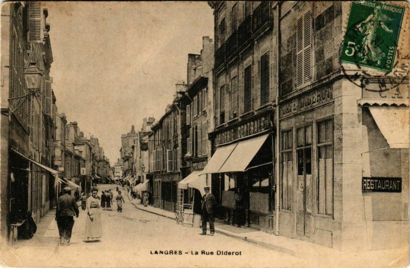 CPA LANGRES Rue Diderot (864674)