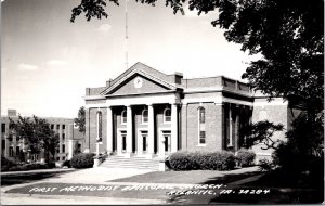 Real Photo Postcard First Methodist Episcopal Church in Atlantic, Iowa