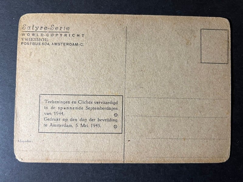 1945 Mint Netherlands Liberation Postcard Amsterdam Goring