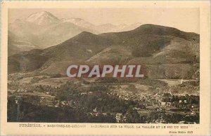 Old Postcard Bagneres de Bigorre Pyrenees Panorama of the City and La Vallee ...