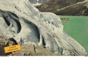 ICEFIELD Crevasse Formations , Alberta , Canada 1950-60s