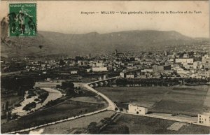 CPA MILLAU - Vue générale jonction de la dourbie et du tarn (148036)