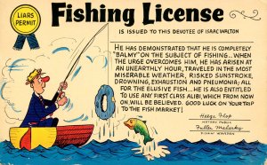 Fishing - Liars Permit, Fishing License