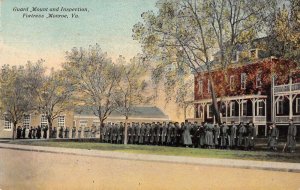 Fortress Monroe Virginia Guard Mount and Inspection Vintage Postcard AA56498