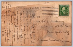 K16/ Providence Rhode Island RPPC Postcard c1910 Home Residence 113