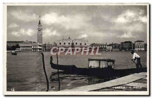 Old Postcard Italy Italia Venezia Il Molo