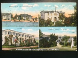 Vintage Postcard 1907-1915 William Beaumont General Hospital El Paso Texas