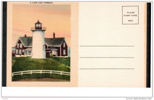 CAPE COD, Massachusetts, 1930-1940's; A Cape Cod Windmill