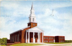 Elizabethtown Kentucky 1957 Postcard Severns Valley Baptist Church 