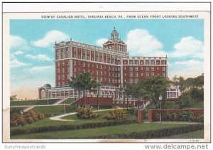 Virginia Virginia Beach View Of Cavalier Hotel From Ocean Front Looking South...