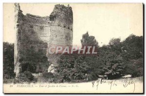 Old Postcard Perigueux Tower and Garden Vesoue