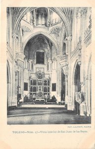 Lot 103 spain toledo interior view of san juan de los reyes