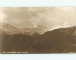 old rppc NICE VIEW Nant Gwynant - Snowdonia Wales UK i1744