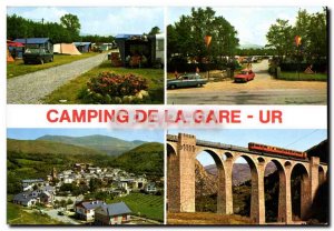 Postcard Modern Camping La Gare Light Colors Of Cerdanya