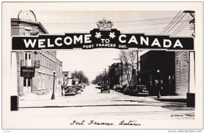 RP: main Street w/ Arch , FORT FRANCES , Ontario , Canada , 30-40s Version-2