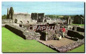 Postcard Old Abbey Ruins St Dogmael & # 39s Cardigan