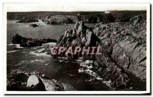 Old Postcard Ile d & # 39Yeu The Rocks