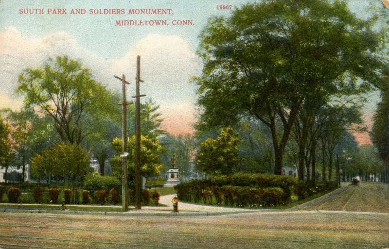 CT - Middletown.  South Park & Soldiers' Monument