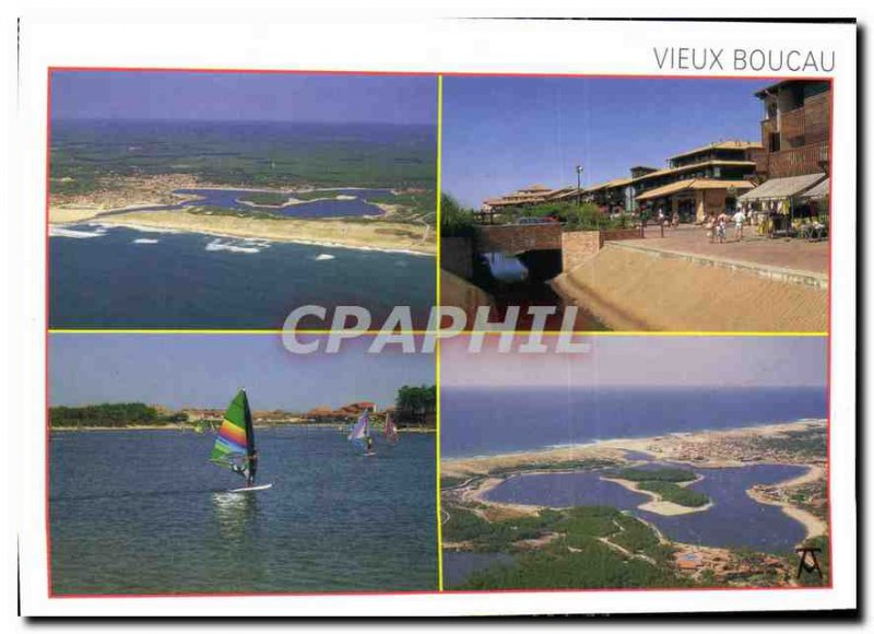 Modern Postcard Collection Artpyr Landes Vieux Boucau general view and drill ...