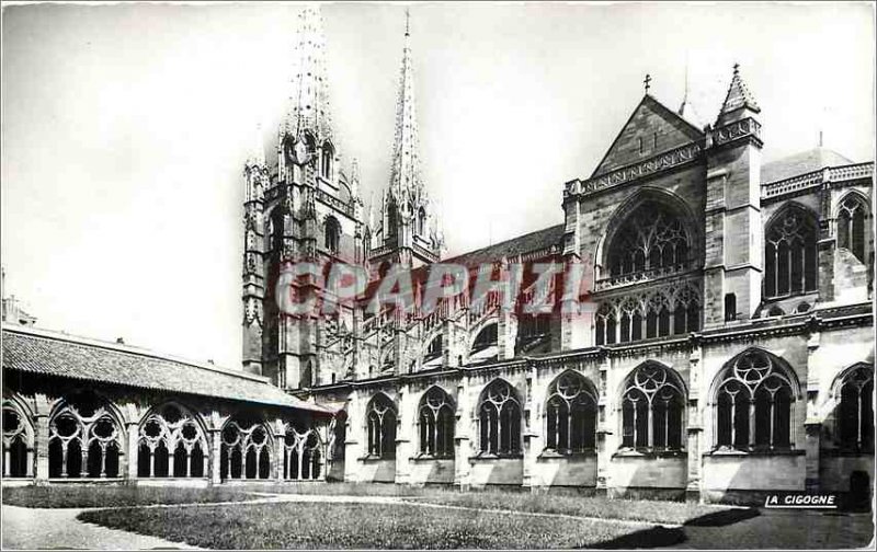 Old Postcard Bayonne Basses Pyrenees La Cathedrale