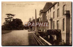 Old Postcard Malmaison The Saut du Loup the Obelisk