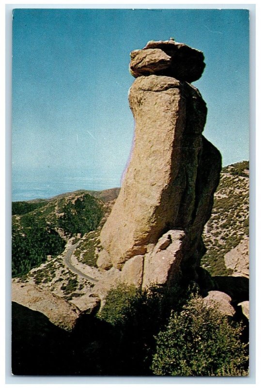 c1960s Monument Rock Hitchcock Highway Tucson To Mt. Lemmon AZ Unposted Postcard 
