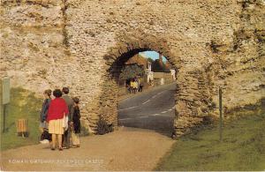 uk18382 roman gateway pevensey castle  uk