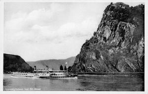 BG34654 loreley felsen bei st goar ship bateaux real photo    germany