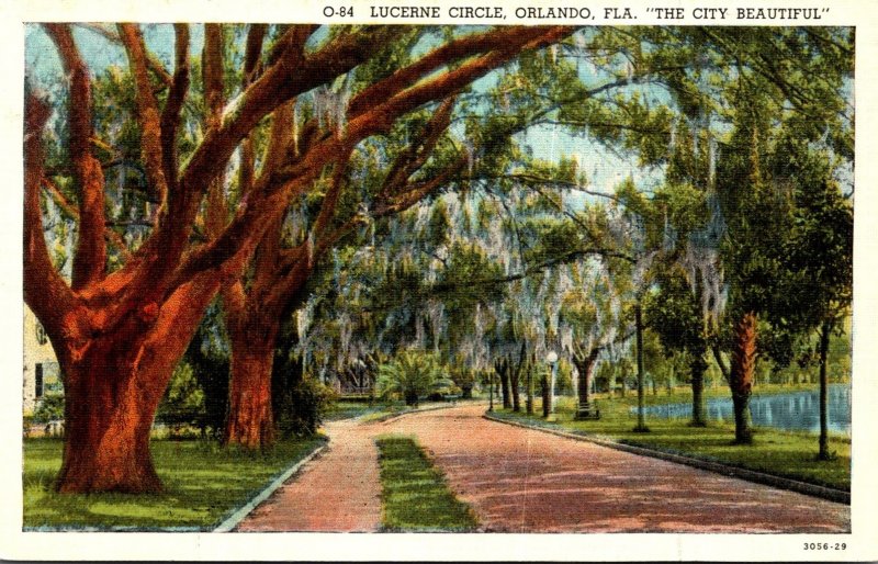 Florida Orlando Lucerne Circle Curteich