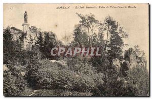 Mortain - Le Petit Seminaire - Statue of Our Lady White - Old Postcard