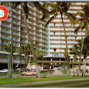 c1960s Honolulu HI Ilikai Hotel Waikiki Yacht Harbor Movie Supply Chrome PC A236