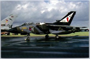 Airplane US Airforce BAe Tornado GR1 17th Squadron RAE Boscombe Down Postcard