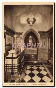 Old Postcard Mont Sainte Odile chapel Sainte Odile