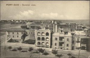 Port Said Egypt General View c1910 Postcard