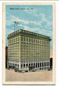 Ansley Building Atlanta Georgia 1920s postcard